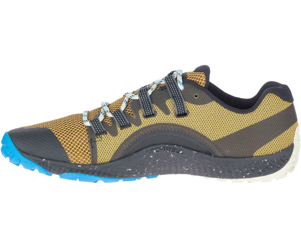 Tenis Homem - Merrell Trail Glove 6 - Marrom/Pretas - BNK965237